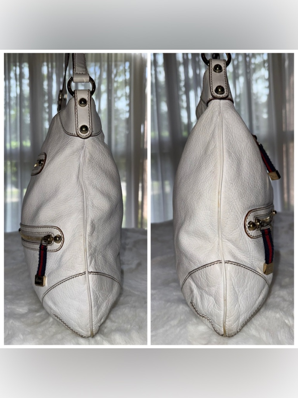 Gucci Capri Ranch Leather Hobo Chain Bag - Picture 6 of 14